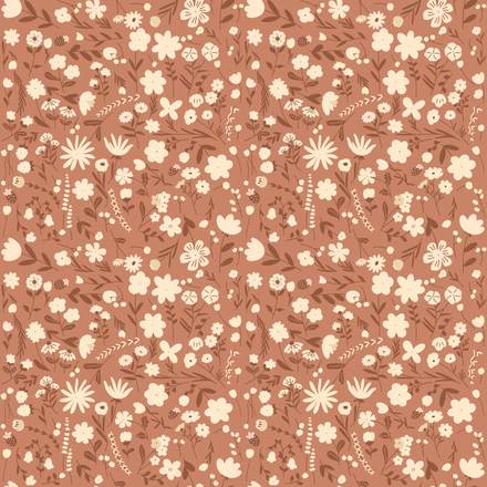 OLD Alley Scattered Stars hand-drawn botanical pattern design