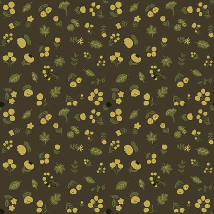 Endless Summer hand-drawn botanical pattern design