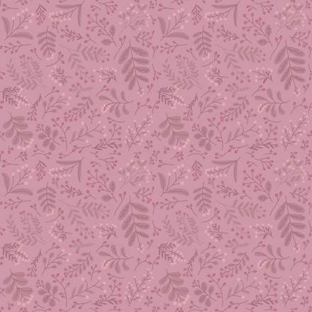 Shadow Amethyst hand-drawn botanical pattern design