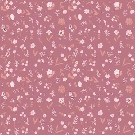 Wild Berry Unbound hand-drawn botanical pattern design