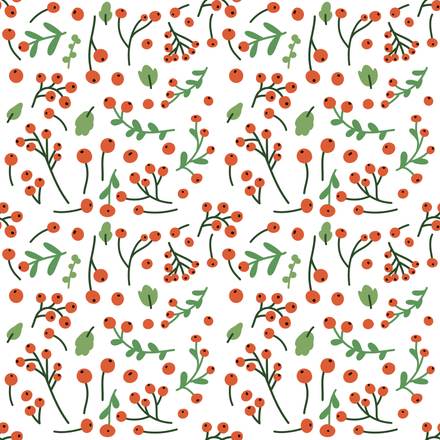 Wild Meadow Collection hand-drawn botanical pattern design