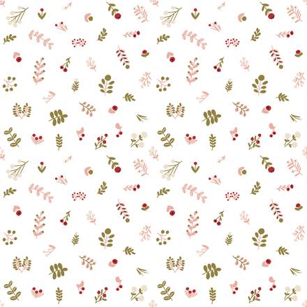 Reflected Blooms hand-drawn botanical pattern design