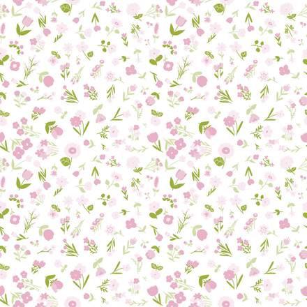 Rose Beauty Moment hand-drawn botanical pattern design