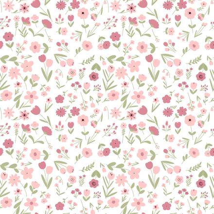 TEA Mist Story hand-drawn botanical pattern design