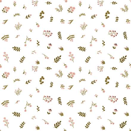 Creeping Earth hand-drawn botanical pattern design