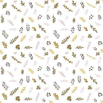 Joyful Meadow hand-drawn botanical pattern design