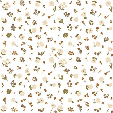 Wishing Blooms hand-drawn botanical pattern design